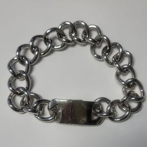 Elegant Choker Silver Chain Necklace